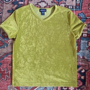 Corduroy / Velvet Stretchy Y2K Top